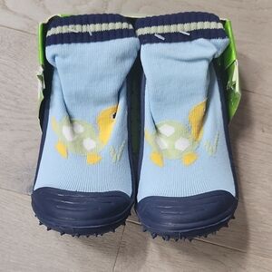 Tickle Toes Dinosaur Baby Socks with Non-Slip Soles Size 3 Years